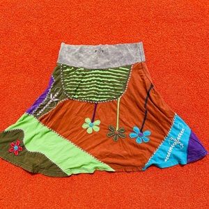 Rising International Skirt Size Medium Hippie Boho Festival.